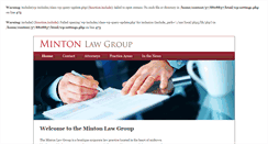 Desktop Screenshot of mintonlawgroup.com